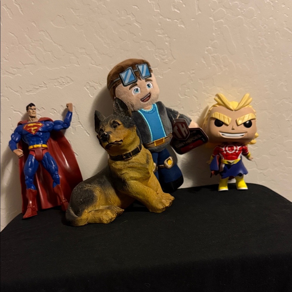 Superhero and Dog toy Set